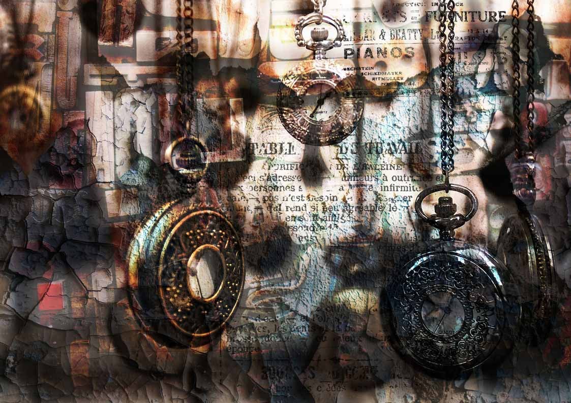 Decoupage Queen A4 Rice Paper Pocket Watches RETIRED
