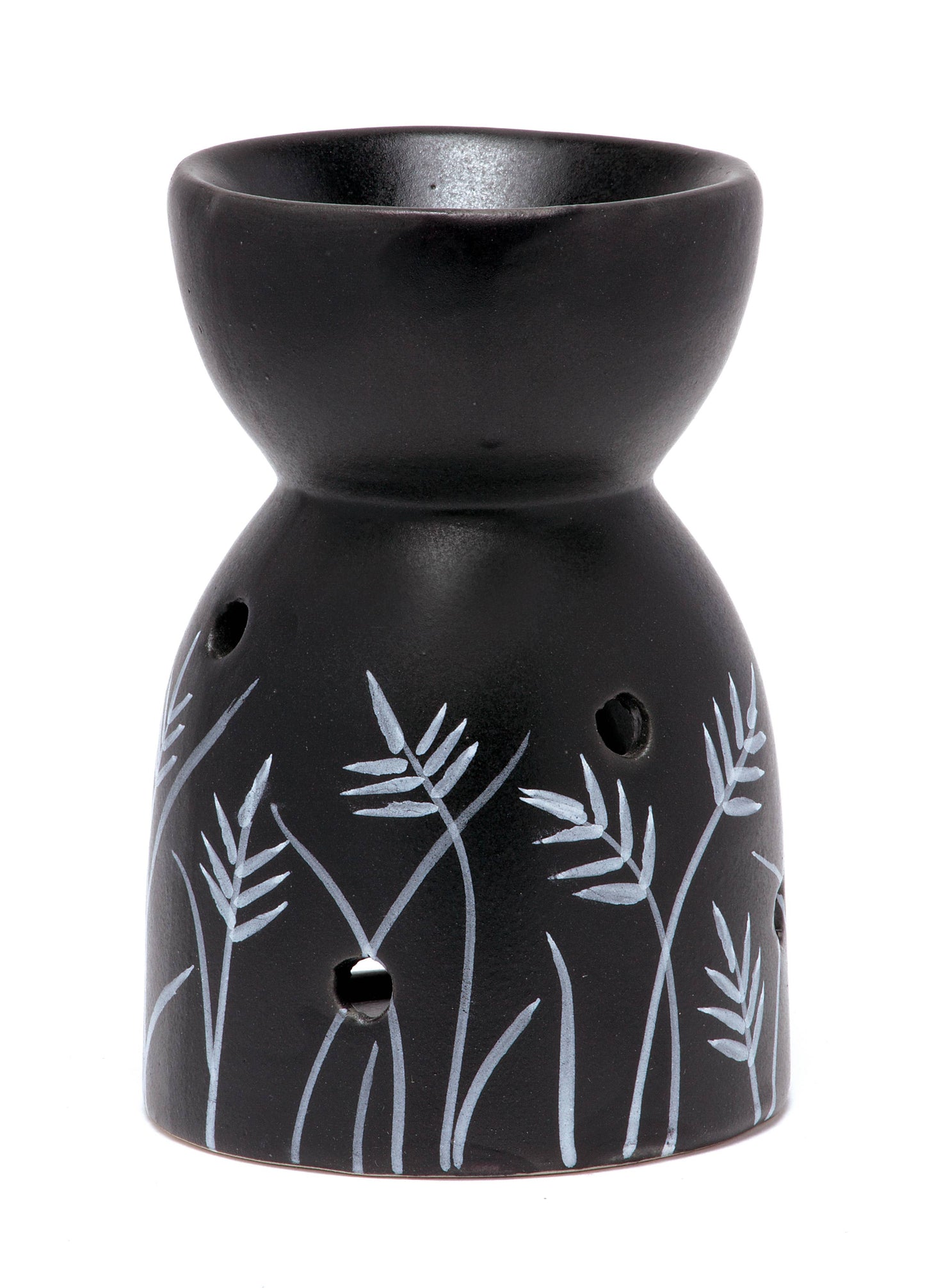 Black Wheat Flower Diffuser - Ceramic
