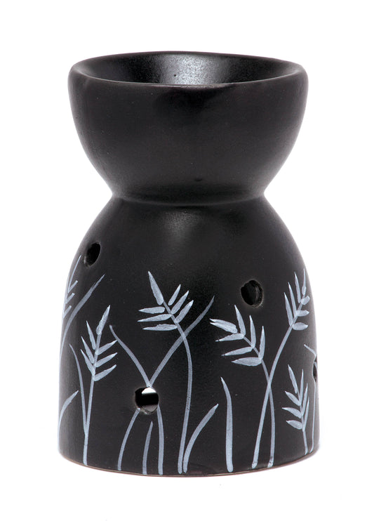 Black Wheat Flower Diffuser - Ceramic