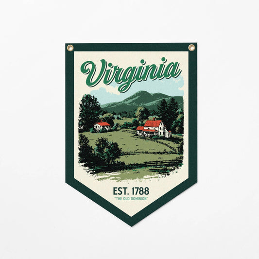 Virginia Felt Camp Flag