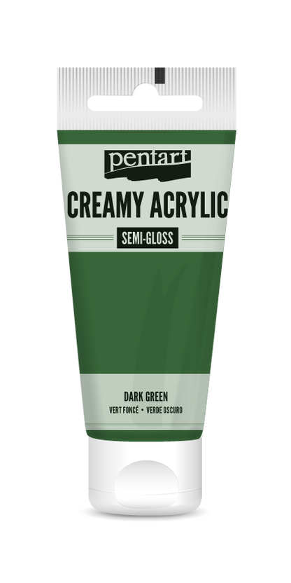 Pentart Creamy Acrylic SEMI-GLOSS 60 ml | Select Your Color