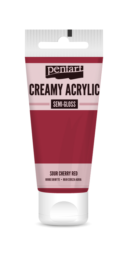 Pentart Creamy Acrylic SEMI-GLOSS 60 ml | Select Your Color