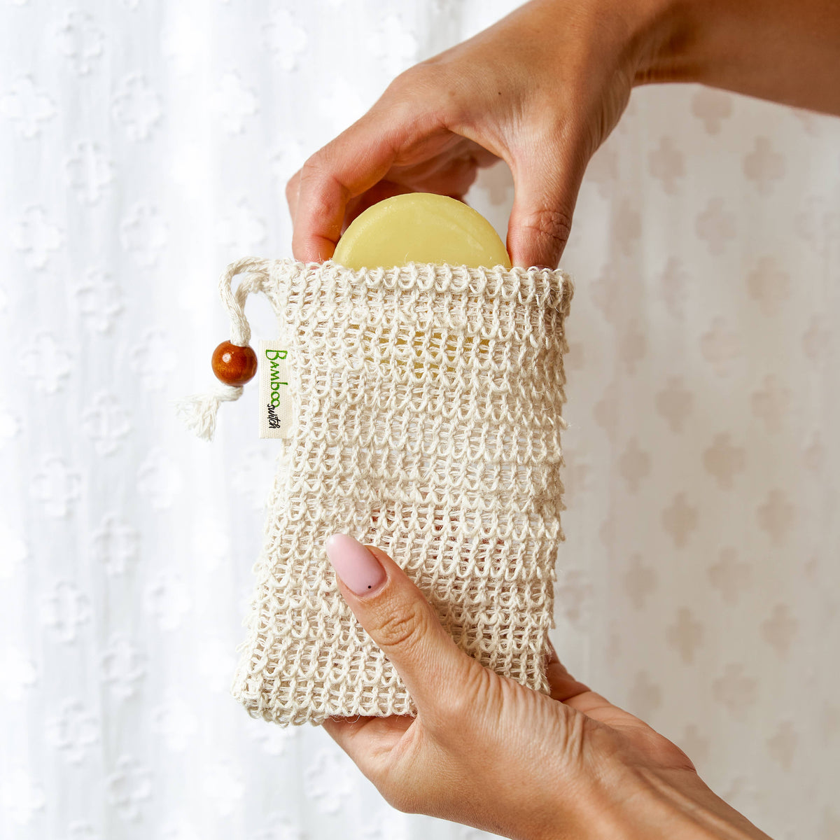 Compostable Sisal Soap Saver Bag