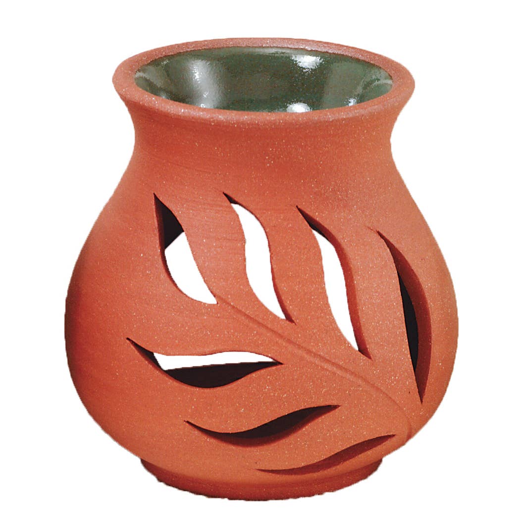 Terra Cotta Leaf Diffuser - Ceramic