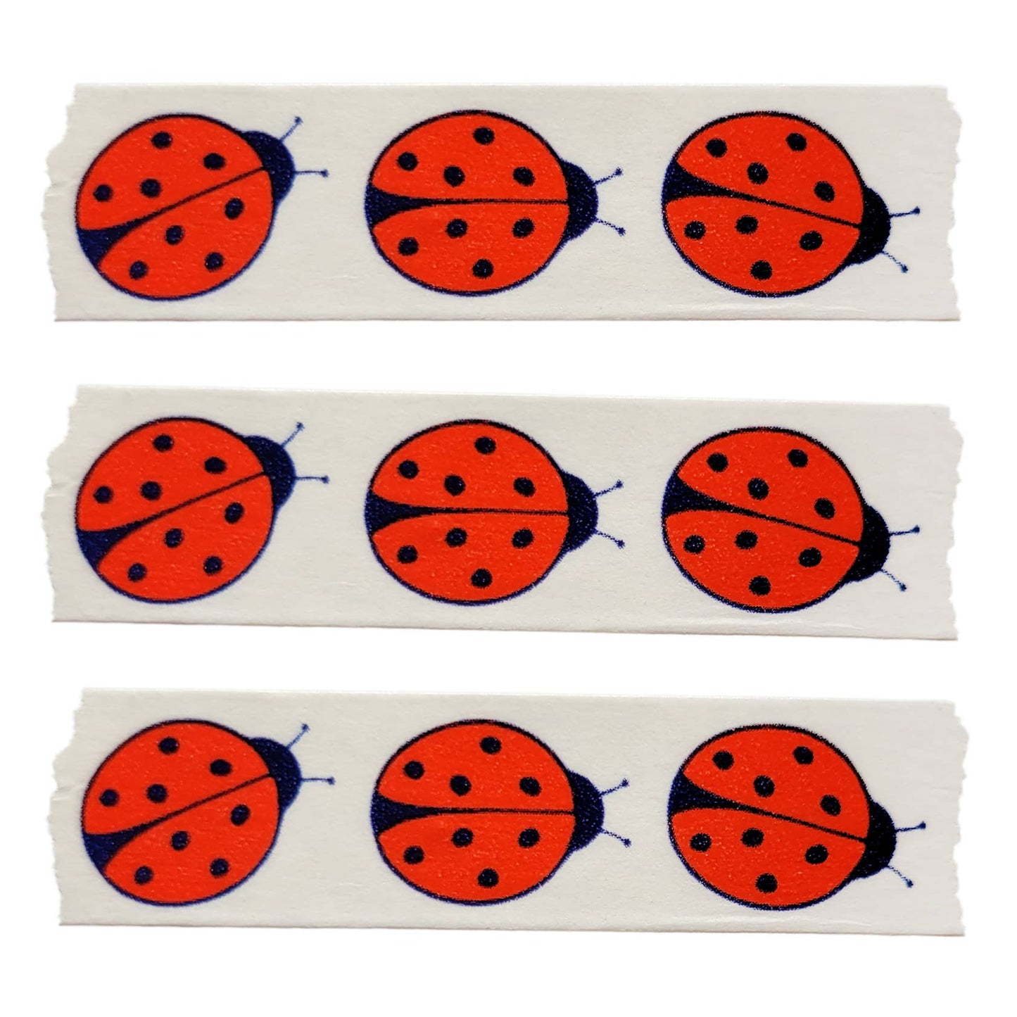 Ladybug Washi Tape In Red And Navy
