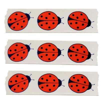 Ladybug Washi Tape In Red And Navy