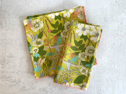 Hummingbird Cloth Napkins, Set of Four, 18" Everyday