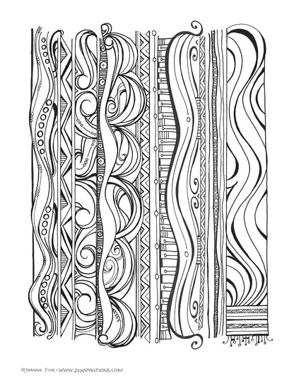 Zenspirations(R) Coloring Book Abstract & Geometric Designs