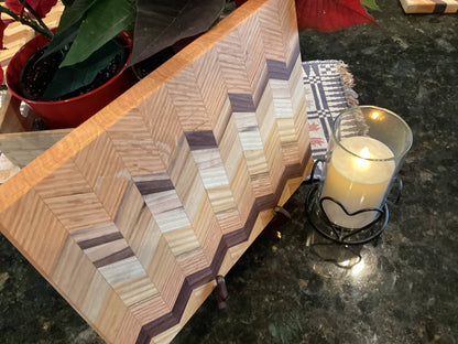 Beautiful Chevron Style Cutting Board #5