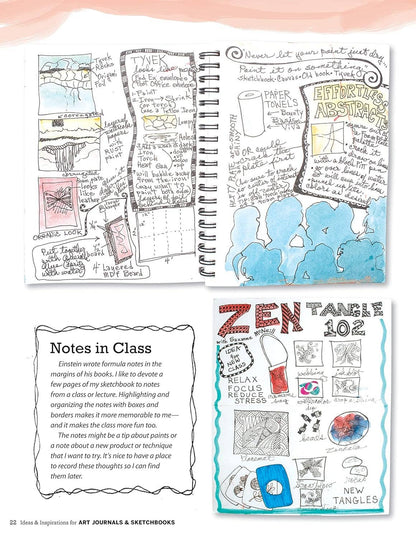 Ideas & Inspirations for Art Journals & Sketchbooks