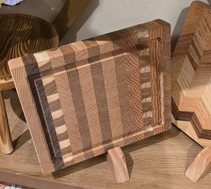 Black Walnut/White Oak/Red Oak Juice Groove Cutting Board