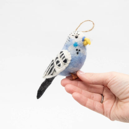 Ornament - Bird - Blue Parakeet