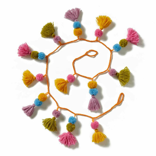 Bright Pom Pom Garland