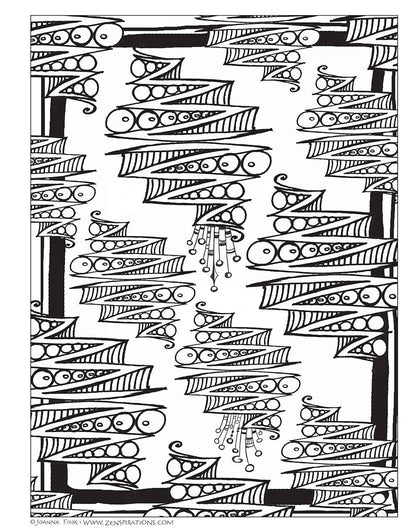 Zenspirations(R) Coloring Book Abstract & Geometric Designs