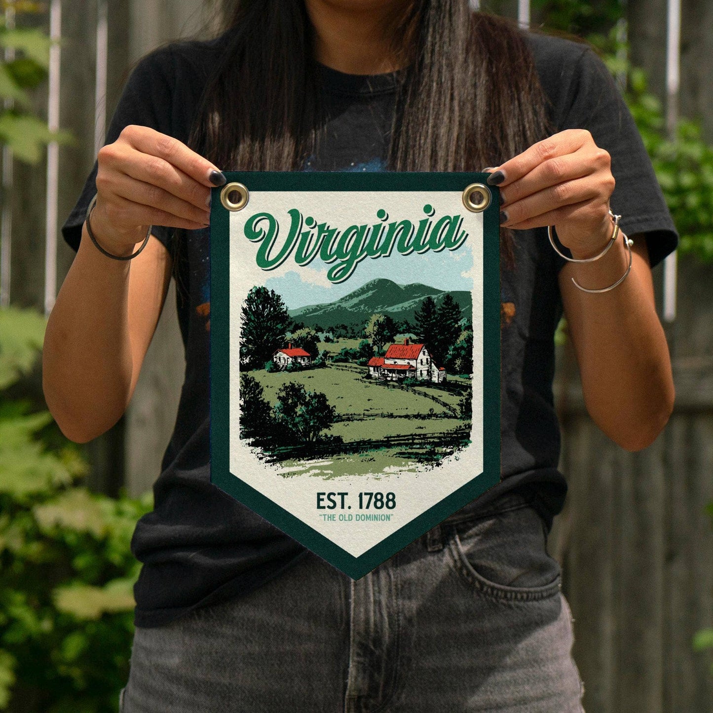 Virginia Felt Camp Flag