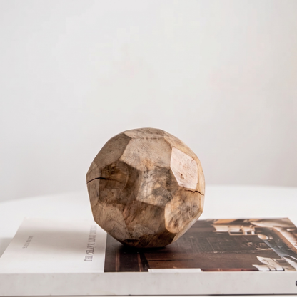 Carved Wood Orb