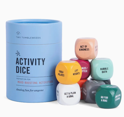 Activity Dice - Inspiration For Mood-Boosting Activities
