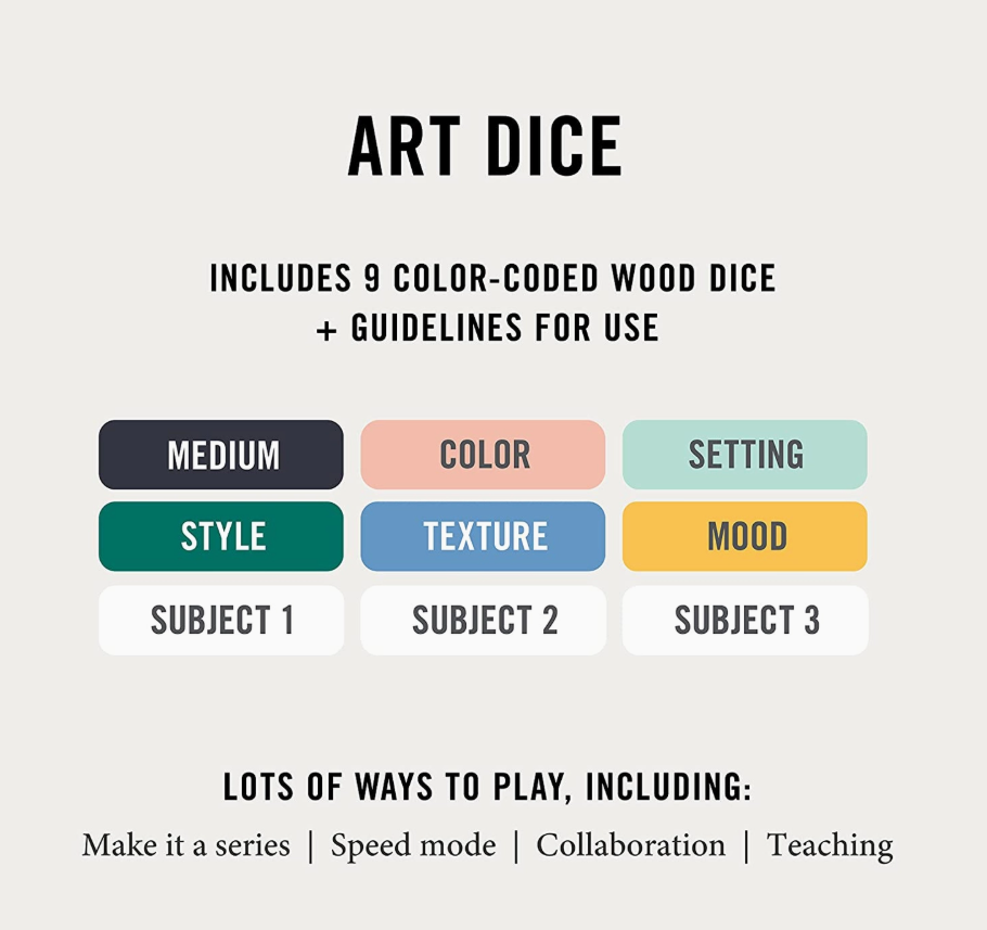Art Dice - Inspiration For Drawing & Painting