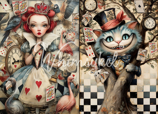 Whimsykel Designs 18 lb Decoupage Tissue Paper 29x21" Chester & The Queen