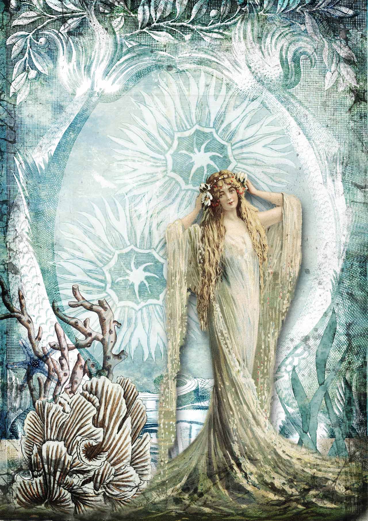 Decoupage Queen A4 Rice Paper Sea Queen
