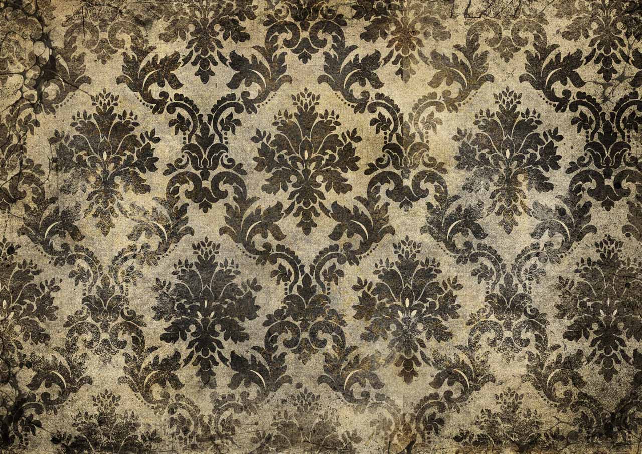 Decoupage Queen A4 Rice Paper Weathered Damask