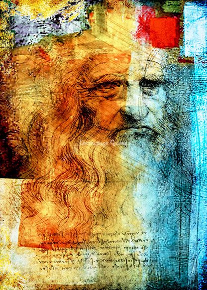 Decoupage Queen A4 Rice Paper The DaVinci Code by Andy Skinner