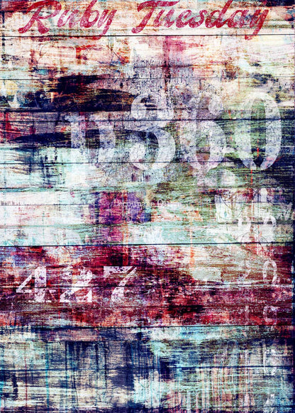Decoupage Queen A4 Rice Paper Ruby Tuesday by Andy Skinner