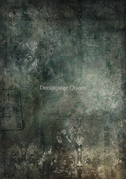 Decoupage Queen A4 Rice Paper Blue Texture
