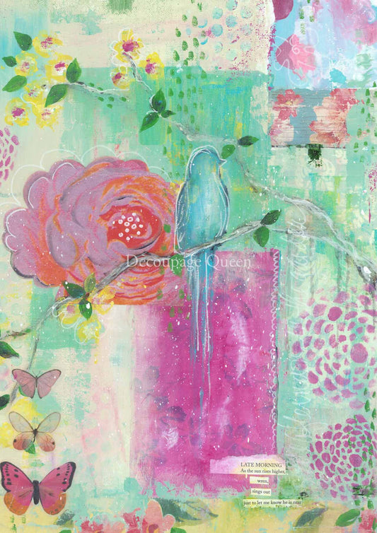 Decoupage Queen Rice Paper Late Morning A4