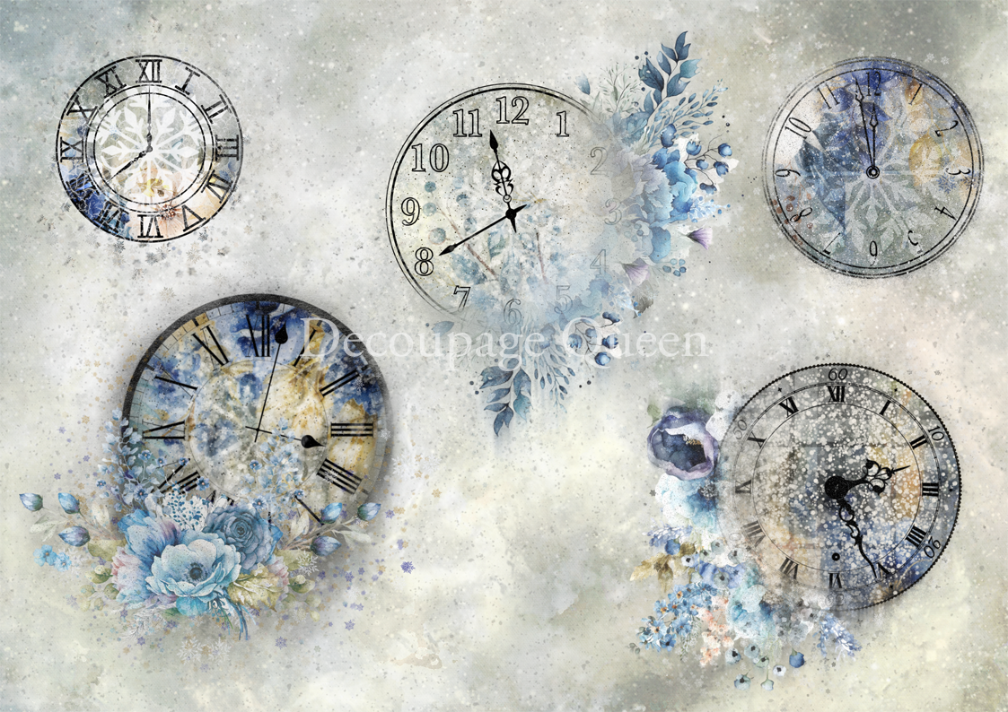 Decoupage Queen A4 Rice Paper Dainty and the Queen Frozen in Time