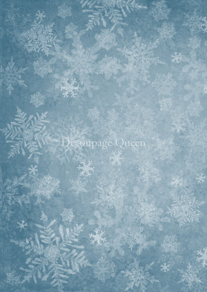 Decoupage Queen A4 Rice Paper Frozen Over