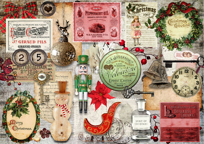 Decoupage Queen Rice Paper The Spirit of Christmas A3 & A4