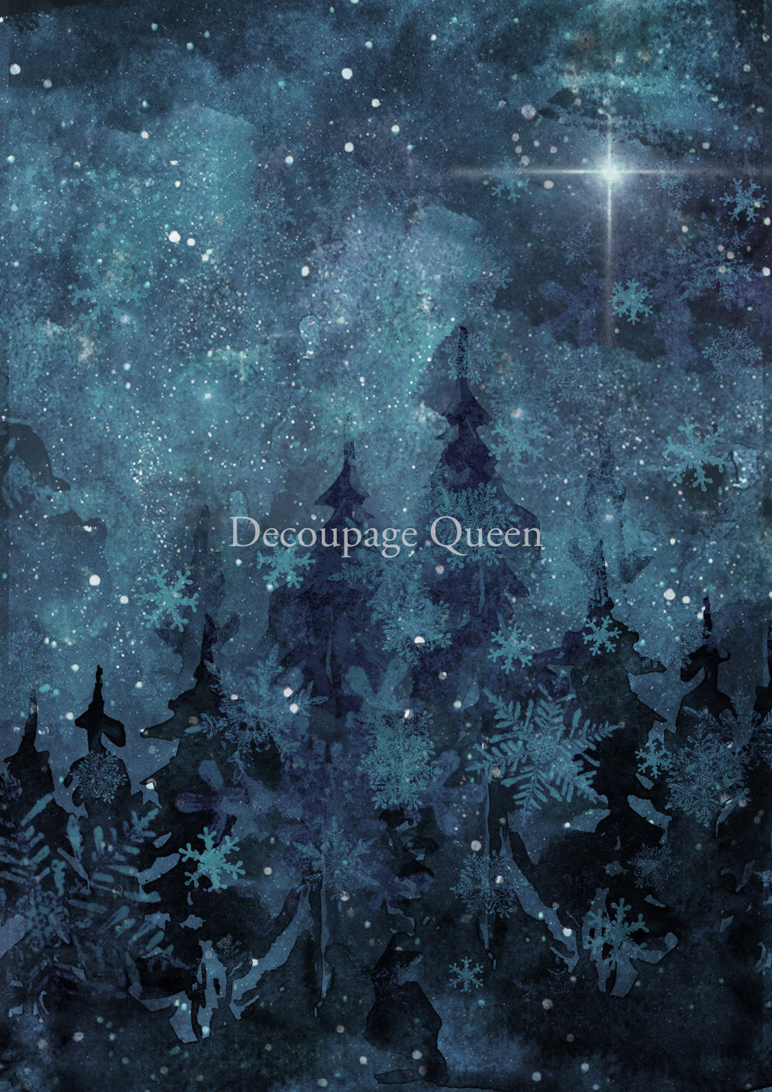 Decoupage Queen Rice Paper Night Sky A3 & A4