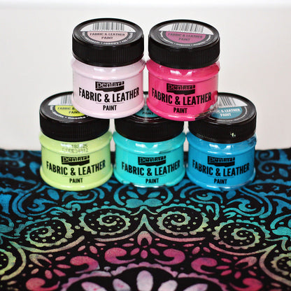 Pentart Fabric & Leather Paint 50 ml Pine Green