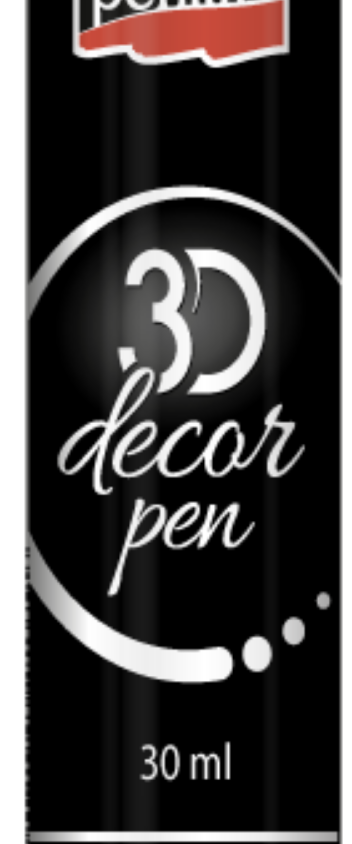 Pentart 3D Decor Pen 30 ml | Silver or White