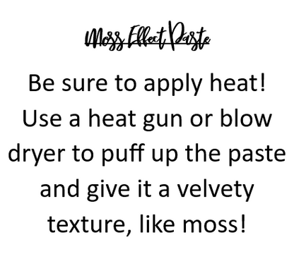 Pentart Moss Effect Paste 100 ml Choose Dark or Light Green