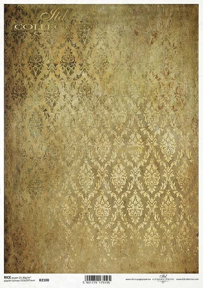 ITD Collection A4 Rice Paper for Decoupage R2100