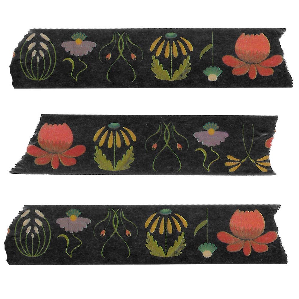 Art Nouveau Floral Washi Tape