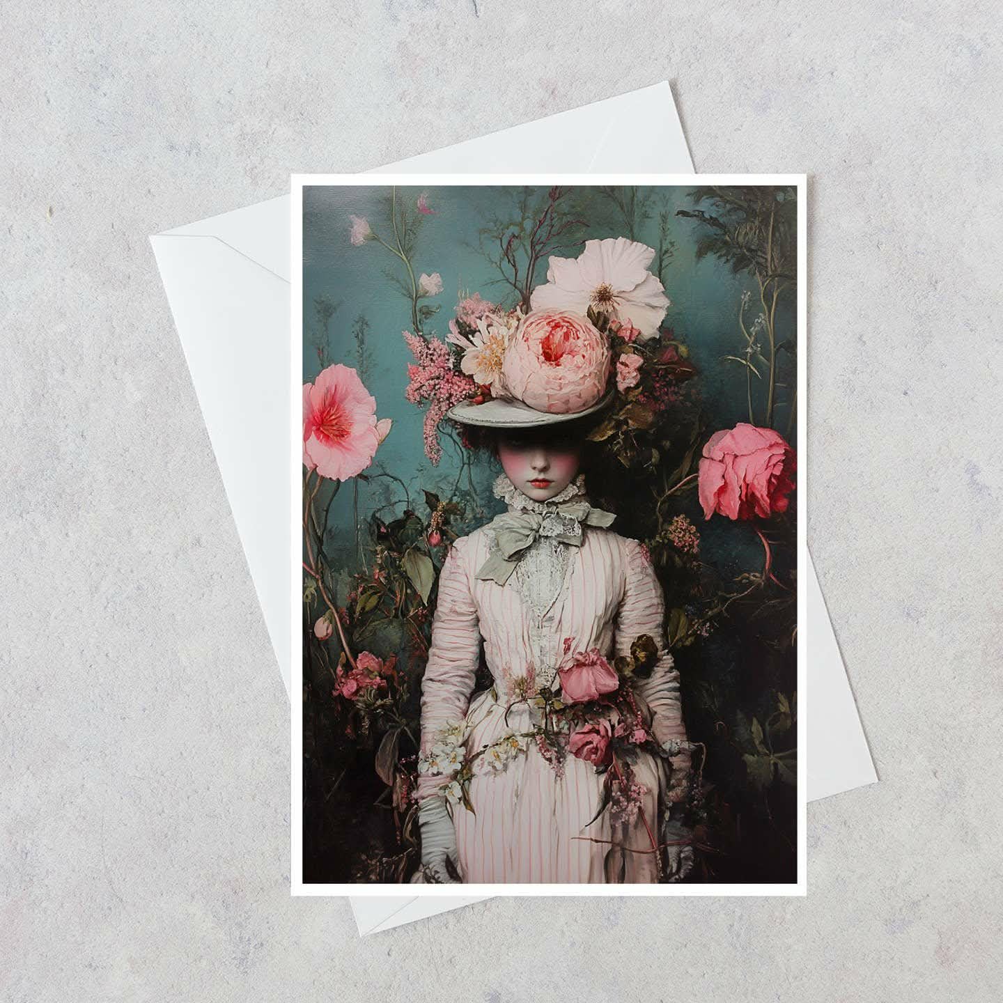 Vintage Blooming Garden, Lady Petunia