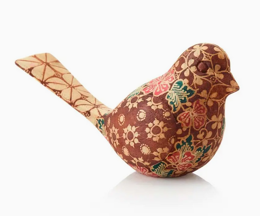 Batik Blossoms Bird