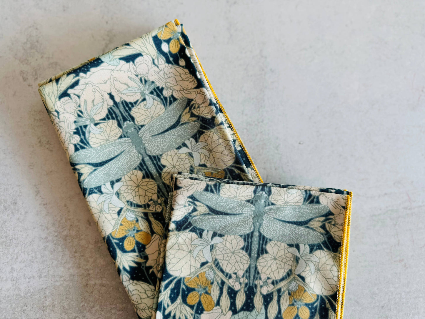 Dragonflies at Twilight Cloth Napkins, Set of Four, 18" Everyday