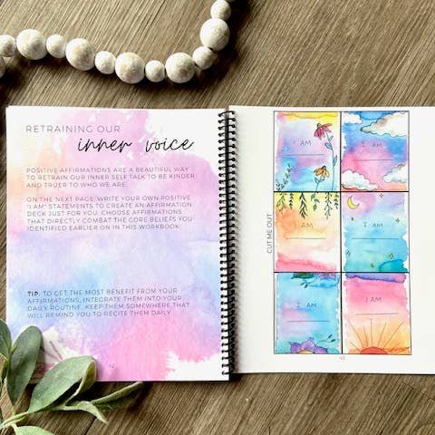 Workbook - the Art of Loving + Letting Go - Creative Journal