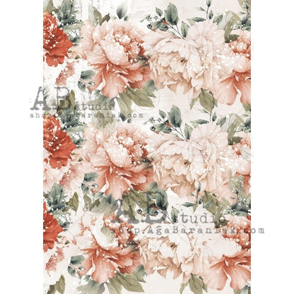 AB Studios A4 Rice Paper for Decoupage 0691