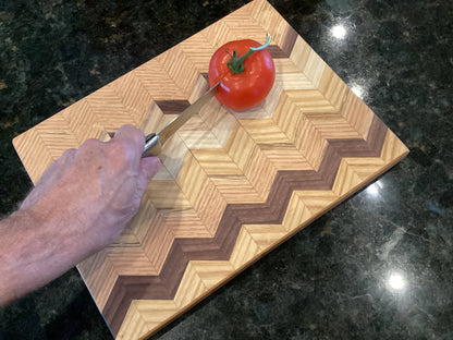 Beautiful Chevron Style Cutting Board #5