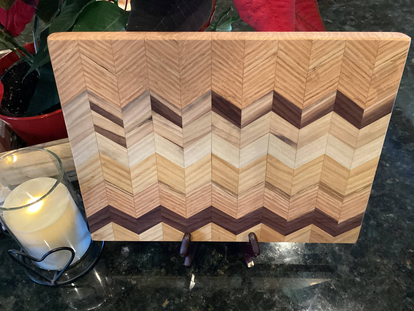 Beautiful Chevron Style Cutting Board #5