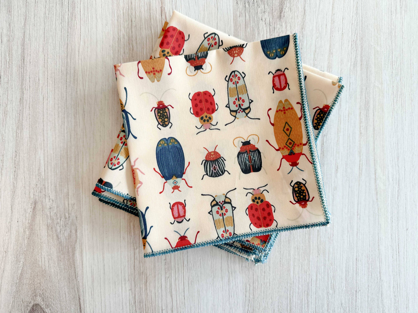 Beetle Cloth Napkins, Set of Four, 18" Everyday