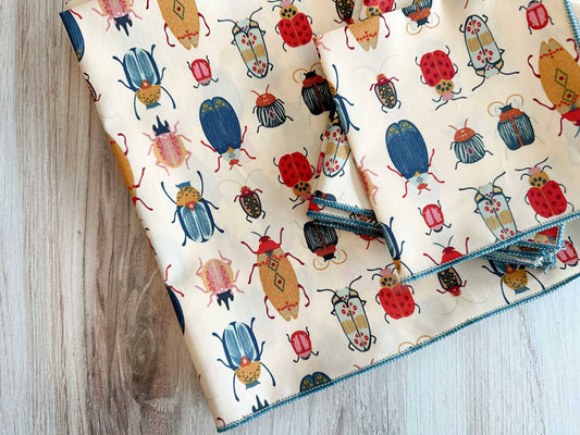 Beetle Cloth Napkins, Set of Four, 18" Everyday