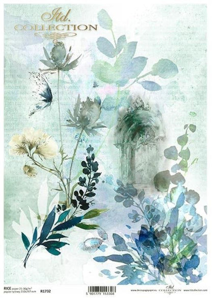 ITD Collection A4 Rice Paper for Decoupage R1732