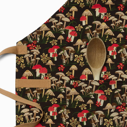 Apron-Adult | Mushroom Field