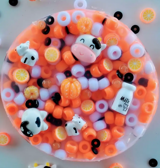 Orange Moo-Sicle - Picking Pad - Fidget Toy
